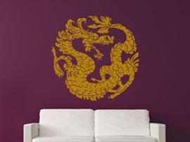 dragon en vinilo decorativo