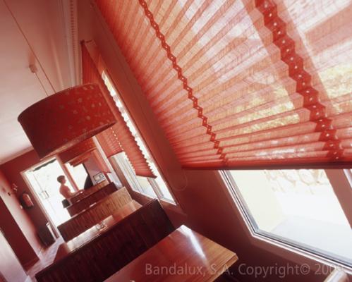 cortina plisada