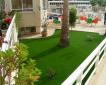 instalación hecha en jardín de residencia de ancianos