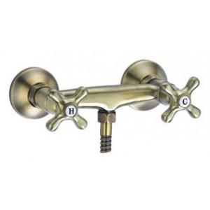 grifo de ducha clasica bronce