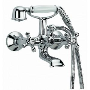 grifo de bañera clasica cromo