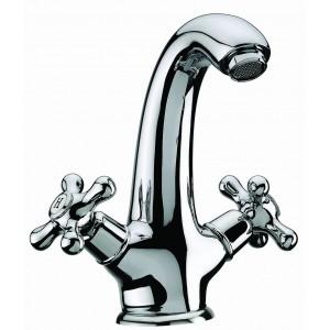 grifo de lavabo clasico cromo