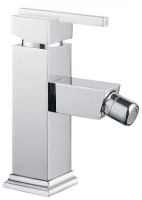 grifo de bide cuadrado cromo