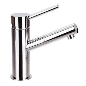 grifo de lavabo redondo cromo