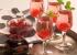 Cocktails con flores de hibiscus