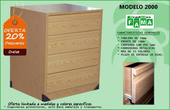 Cajonera modelo 2000 en oferta