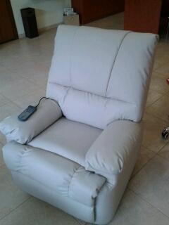 sillon relax de masaje + calor lumbar