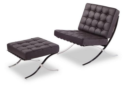 sillon y pouff de diseño