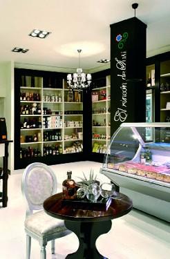 Tienda delicatessen - Zona degustación
