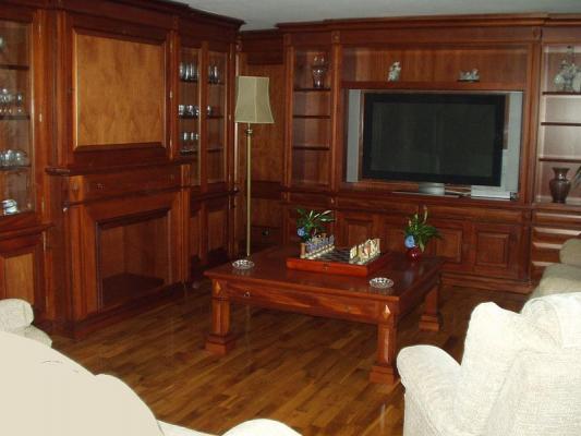 Salón clásico madera maciza