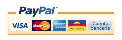 con la seguridad de paypal, puedes pagar con tarjeta, transferencia o contrareembolso