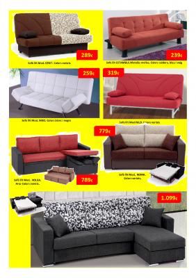 OFERTA SOFAS CAMA
