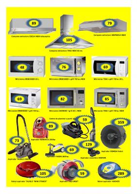 OFERTA MICROONDAS Y ASPIRADORES