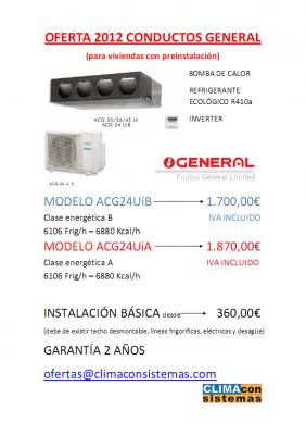 Ofertas Conductos General 2012