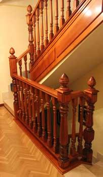 Escalera. Detalle barandilla
