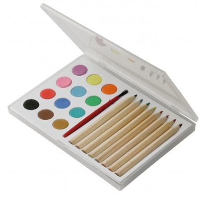 ESTUCHES ACUARELAS Y LAPICES COLORES