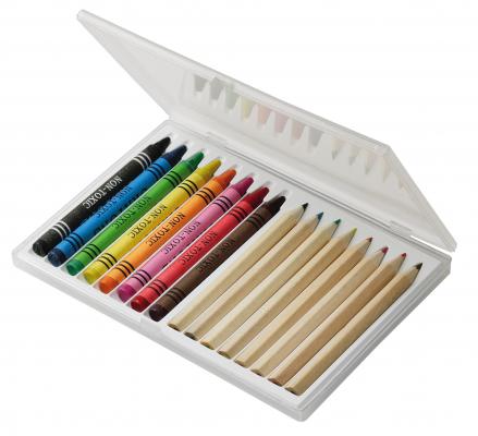 ESTUCHES CERAS Y LÁPICES COLORES