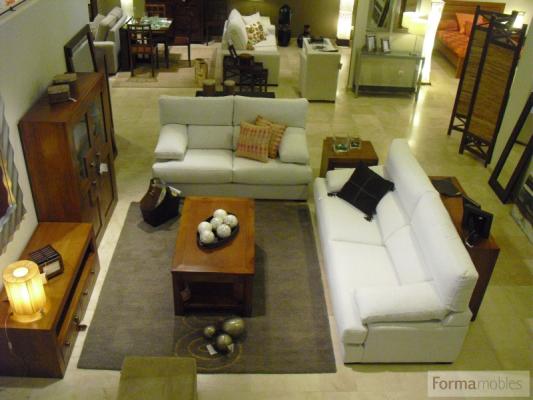 conjunto sofas blancos