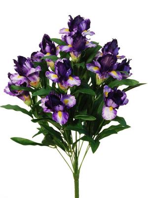 Flores artificiales santos. Ramo flores iris artificiales lila oasisdecor.com