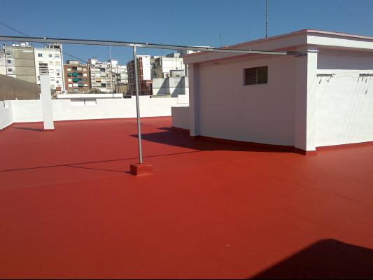 Impermeabilización Blanco y Rojo