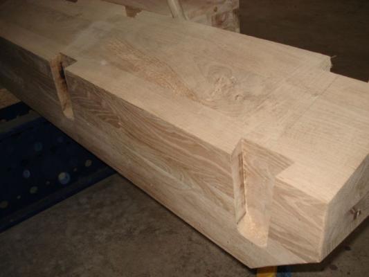 VIGA DE ROBLE LAMINADO
