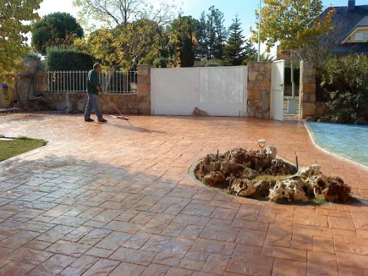 obras paviconj...hormigon impreso