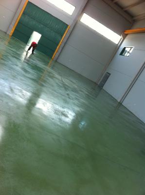 obras paviconj...hormigon pulido