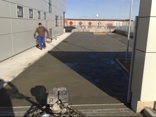 obras paviconj...hormigon pulido