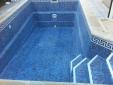 Piscina prefabricada restida con gresite