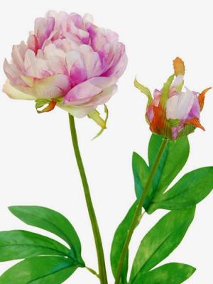 Flores artificiales de calidad Flor peonia artificial lila oasisdecor.com