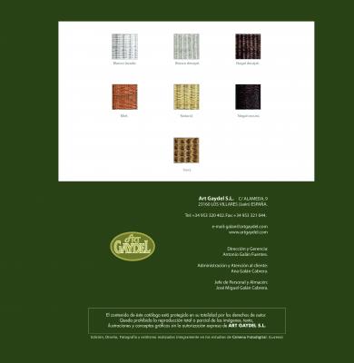 DIFERENTES COLORES DE MIMBRE A ELEGIR