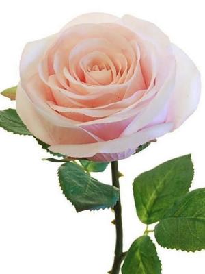 Flores artificiales de calidad Flor rosa artificial salmon tallo corto Oasis Deccor