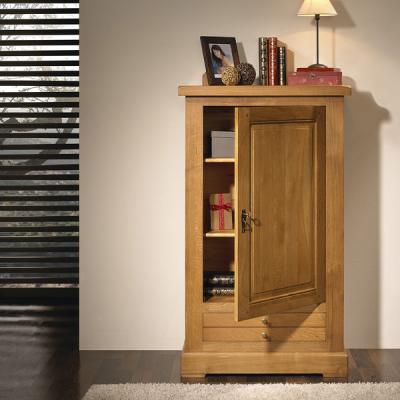 Mueble auxiliar en roble rustico.