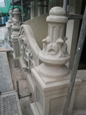 Detalle restauración de fachada