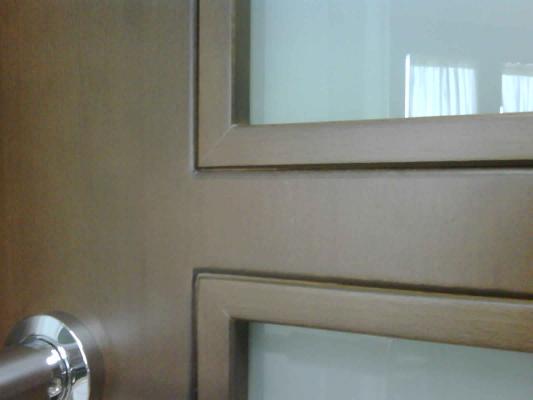 Domporte®: Detalle de junquillos enrasados en puertas vidrieras
