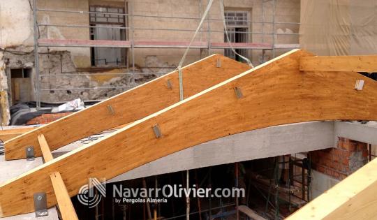 Cerchas de madera laminada