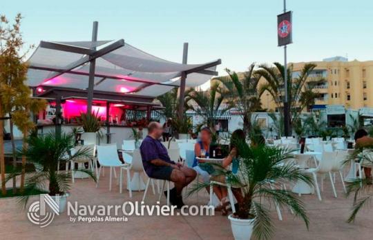 Chiringuito con pergola