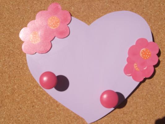 PERCHAS DE PARED INFANTIL, CORAZÓN