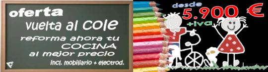 Oferta REFORMA COCINA desde 5.700 EUR incluso MUEBLES, BANCADA Y ELECTRODOMÉSTICOS