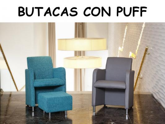 butacas con puff