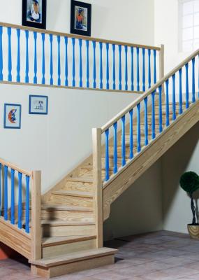 Escalera de Pino, Barandilla modelo 60