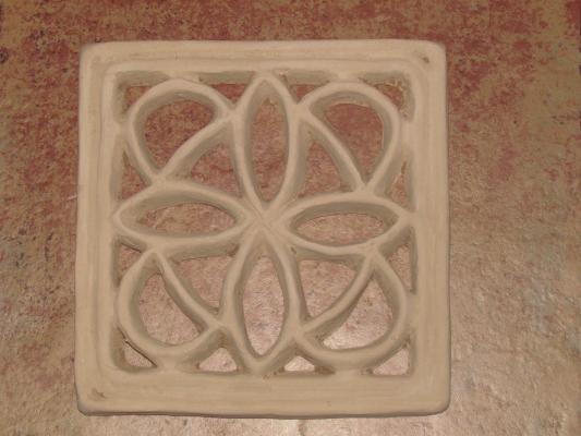 Rejilla de ventilación 21x21cm.(Flor Marco)
