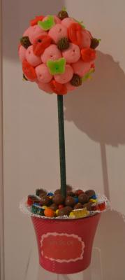 CENTRO DE MESA ARBOL DE CHUCHES