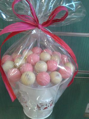 MACENA DE CHUPACHUPS DE CHOCOLATE/FRESA