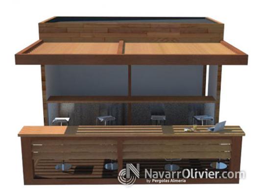 Xiringuito proyecto de madera