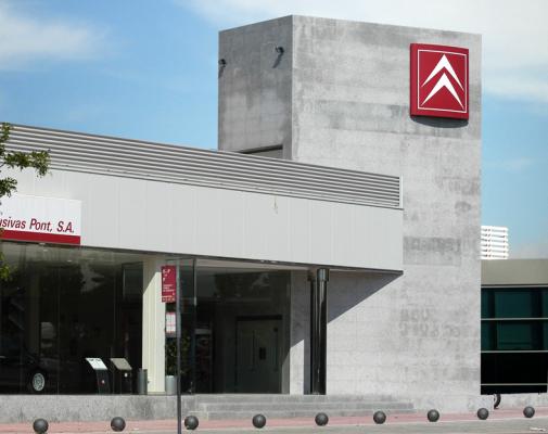 Celosías fija de fachada de aluminio Angra Mod. AC