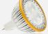 Halógeno LED Lux 12V GU5.3 Acabado oro