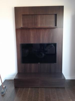 MUEBLE SALON EN COLOR WENGE 
