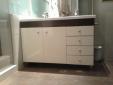 MUEBLE DE BAÑO EN WENGE Y LACADO