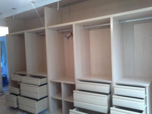 Interior de armario empotrado